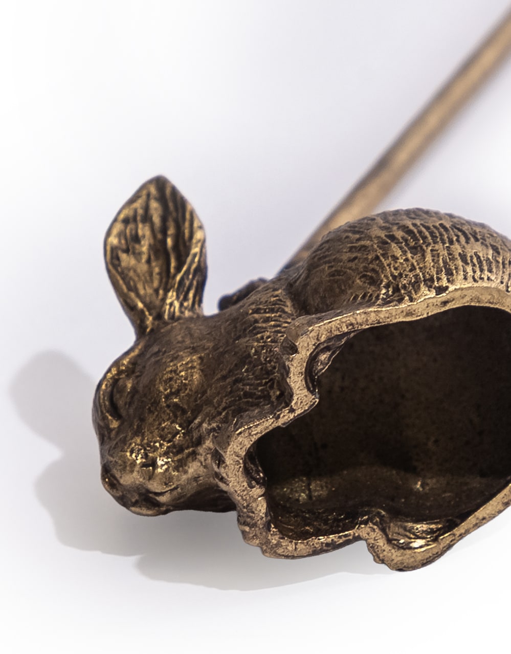 Antique Gold Rabbit Candle Snuffer