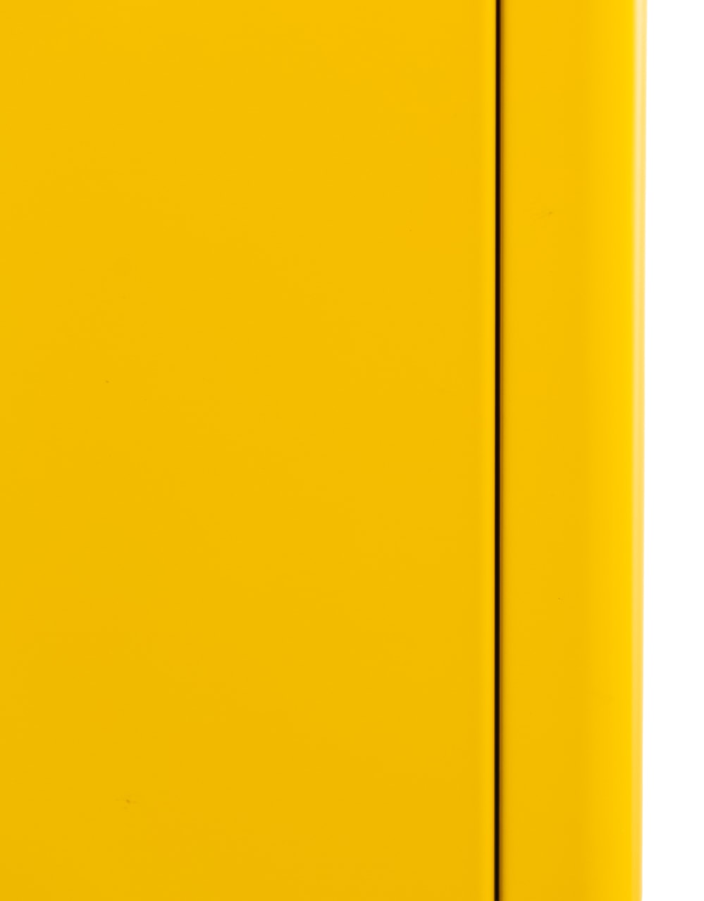 Tall Steel Metal Locker in Mustard Yellow
