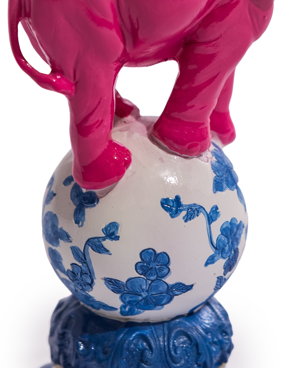 Elephant & Cockatoo Ornate Circus Stack Candle Holder