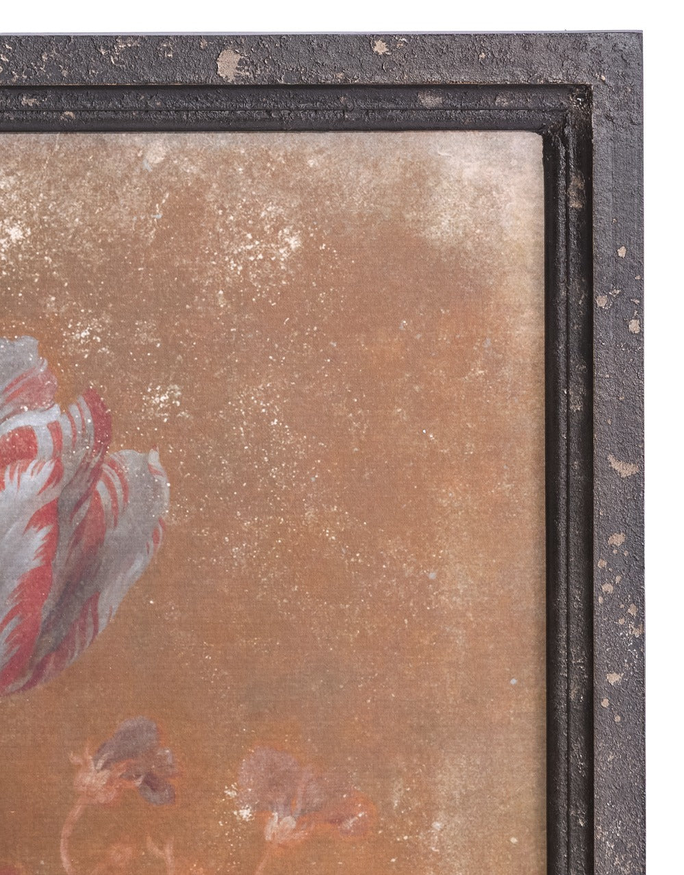 Set of 2 Antiqued Boho Floral Bouquet Wall Prints