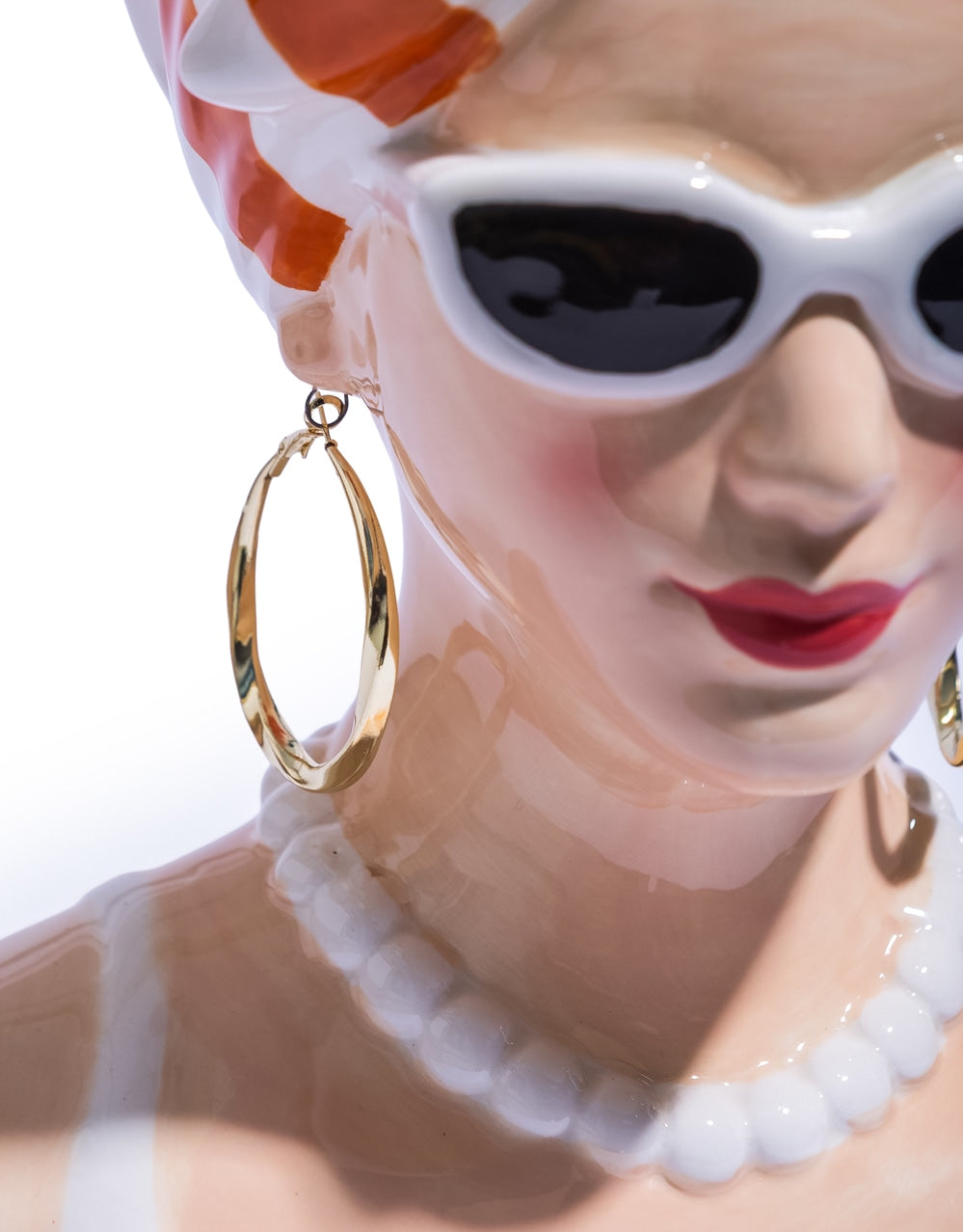 "Summer Chic" Lady Bust Vase