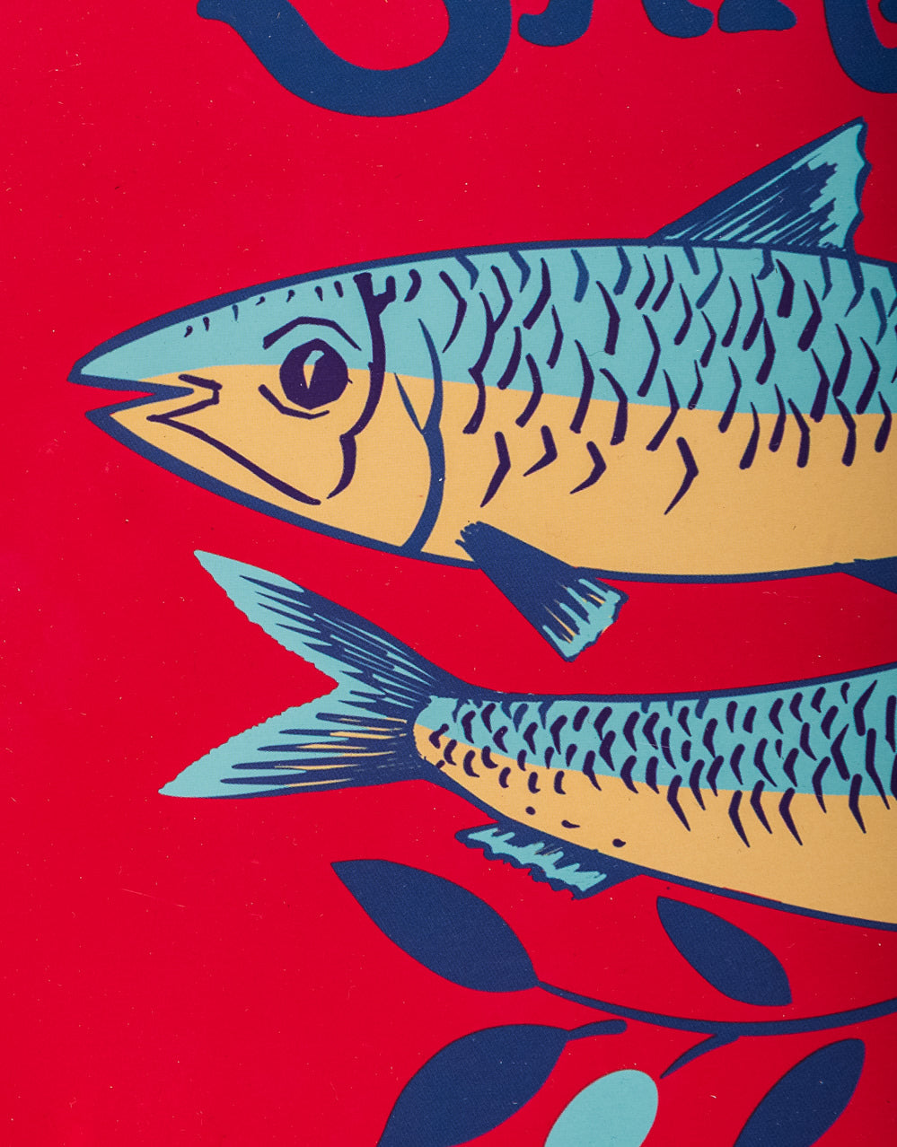 Retro "Sardines Tin" Serving Tray