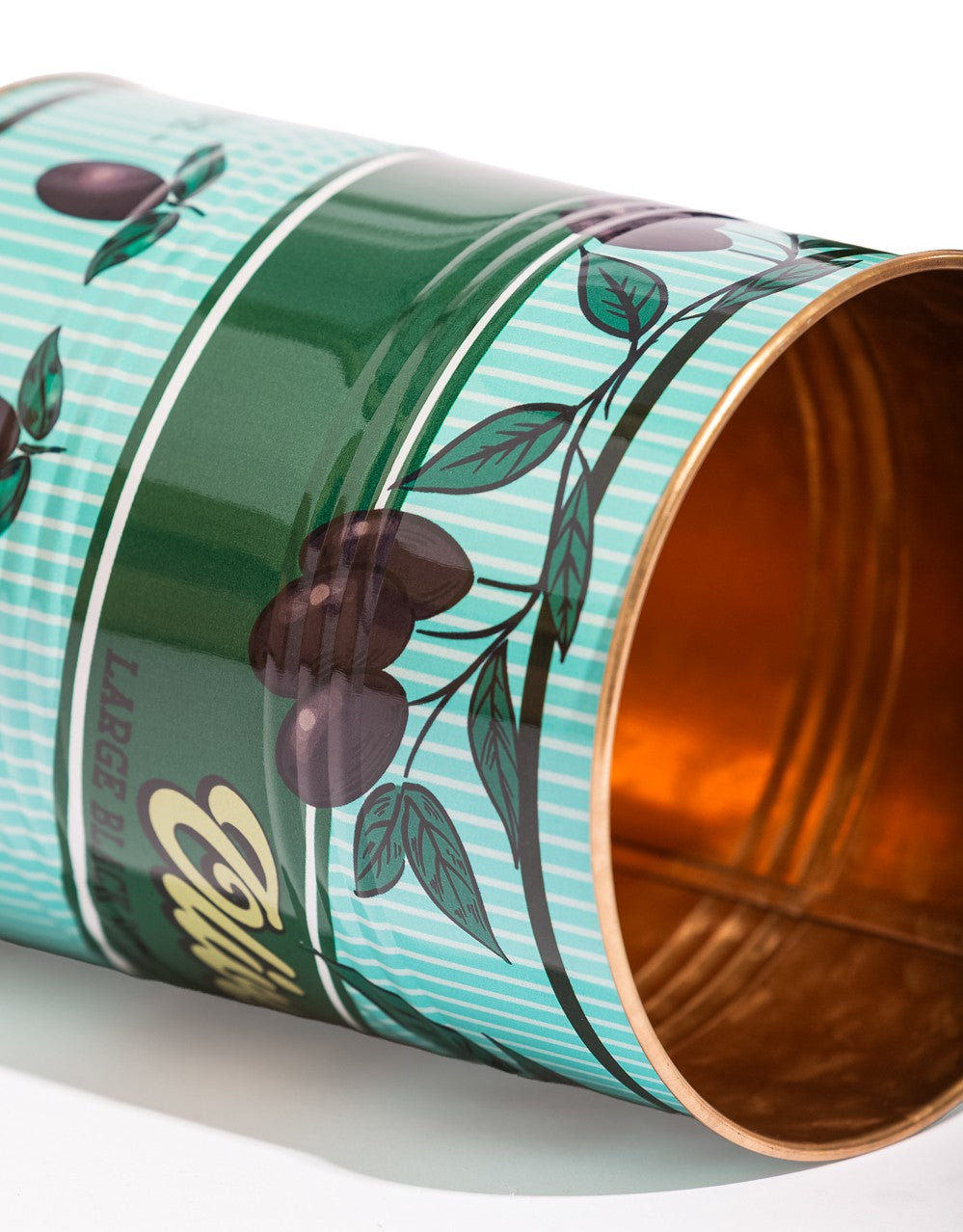 Set of 3 Retro "Artichoke, Olives, Passata" Storage Tins
