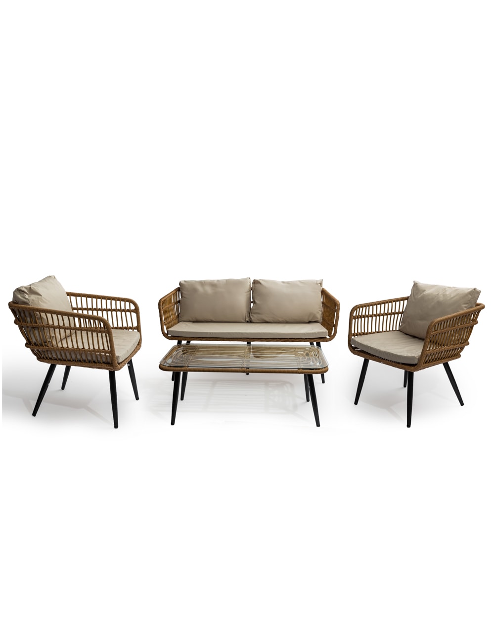 Outdoor Bamboo Bohemian Furniture Set