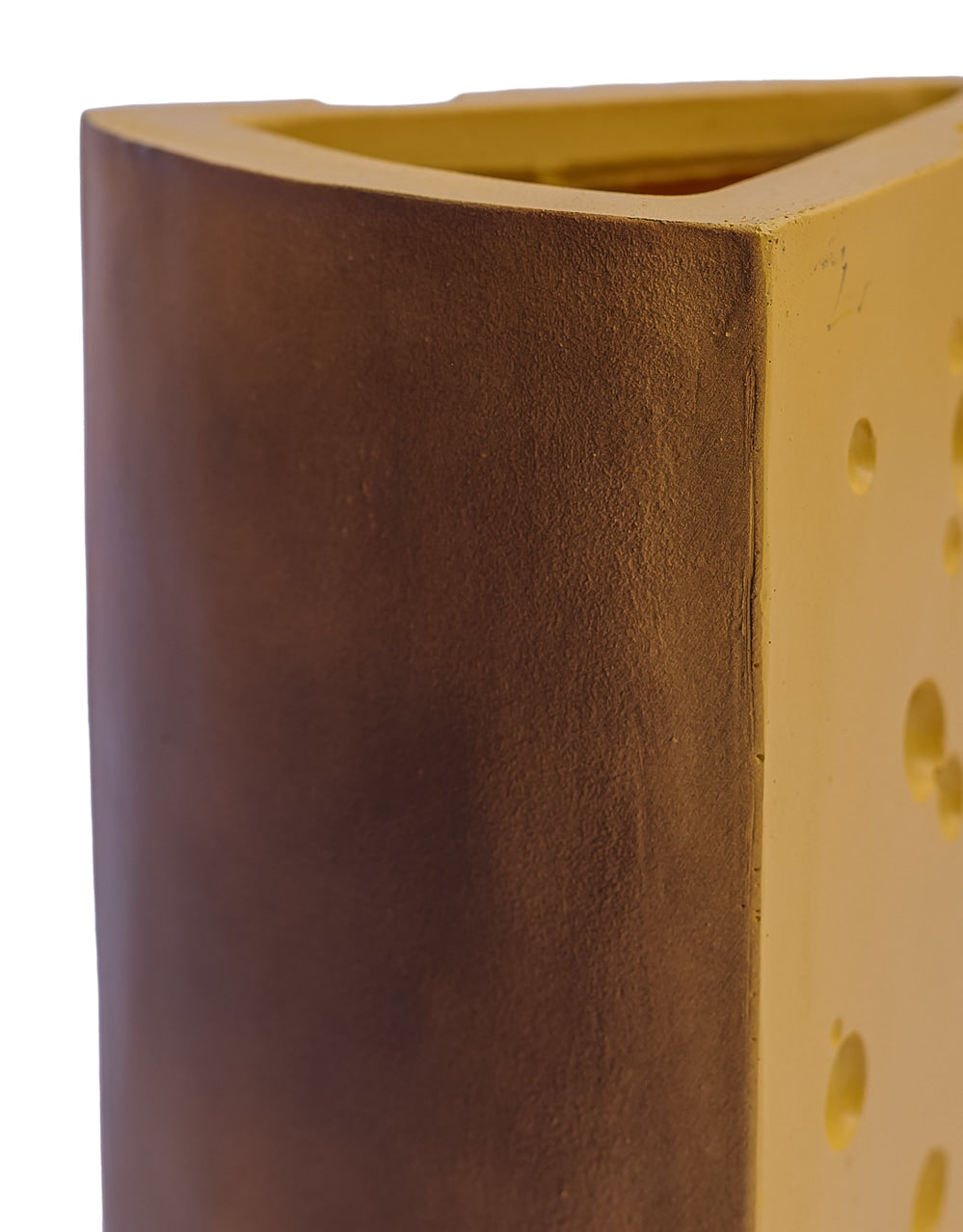 Swiss Cheese Storage Pot / Vase