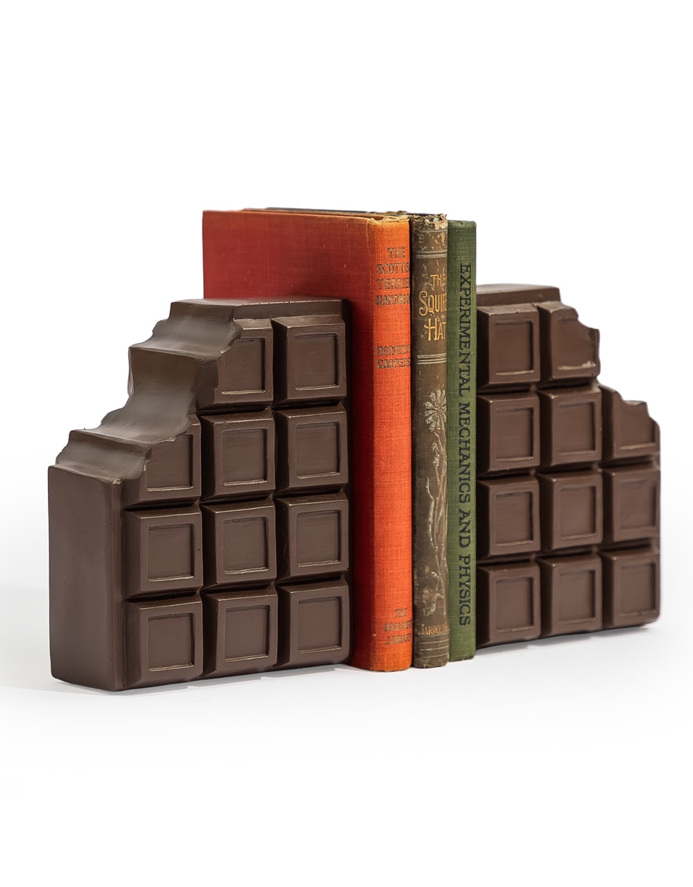 Set of Chocolate Bars Bookends