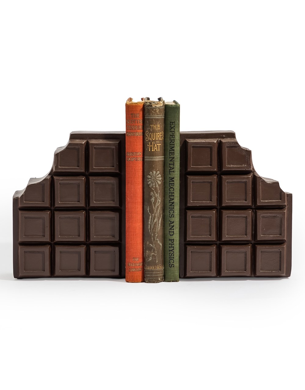 Set of Chocolate Bars Bookends