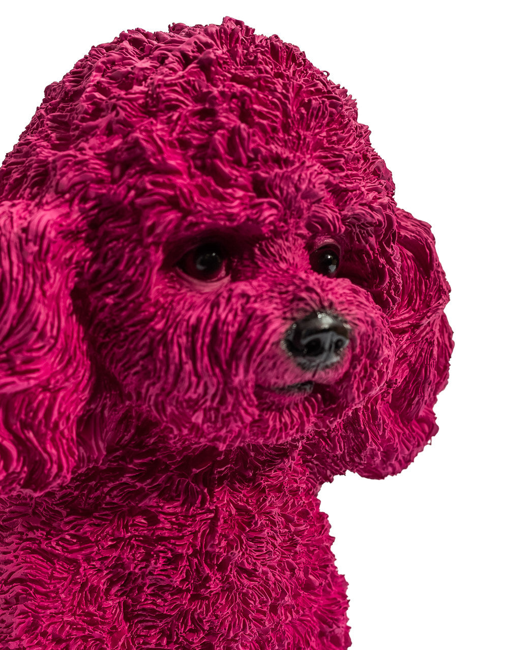 Purple Poodle Ornament