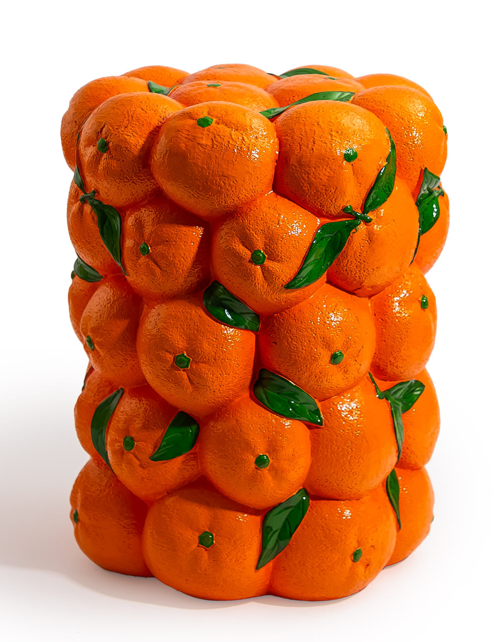 Multi Orange Side Table / Stool