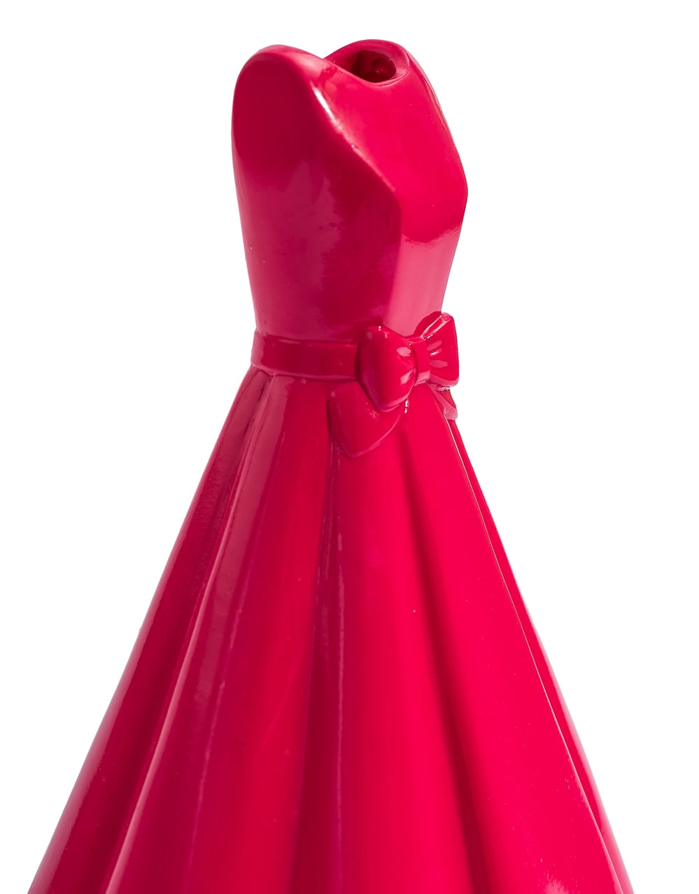Dark Pink Retro Dress Stem Vase
