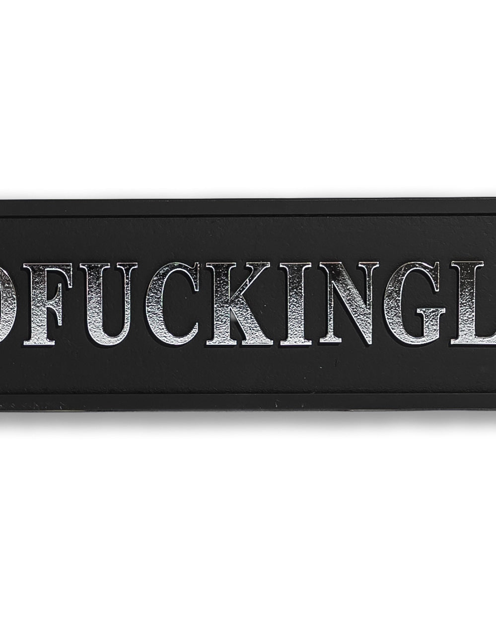 Black & Silver "Absofuckinglutely" Wall Sign