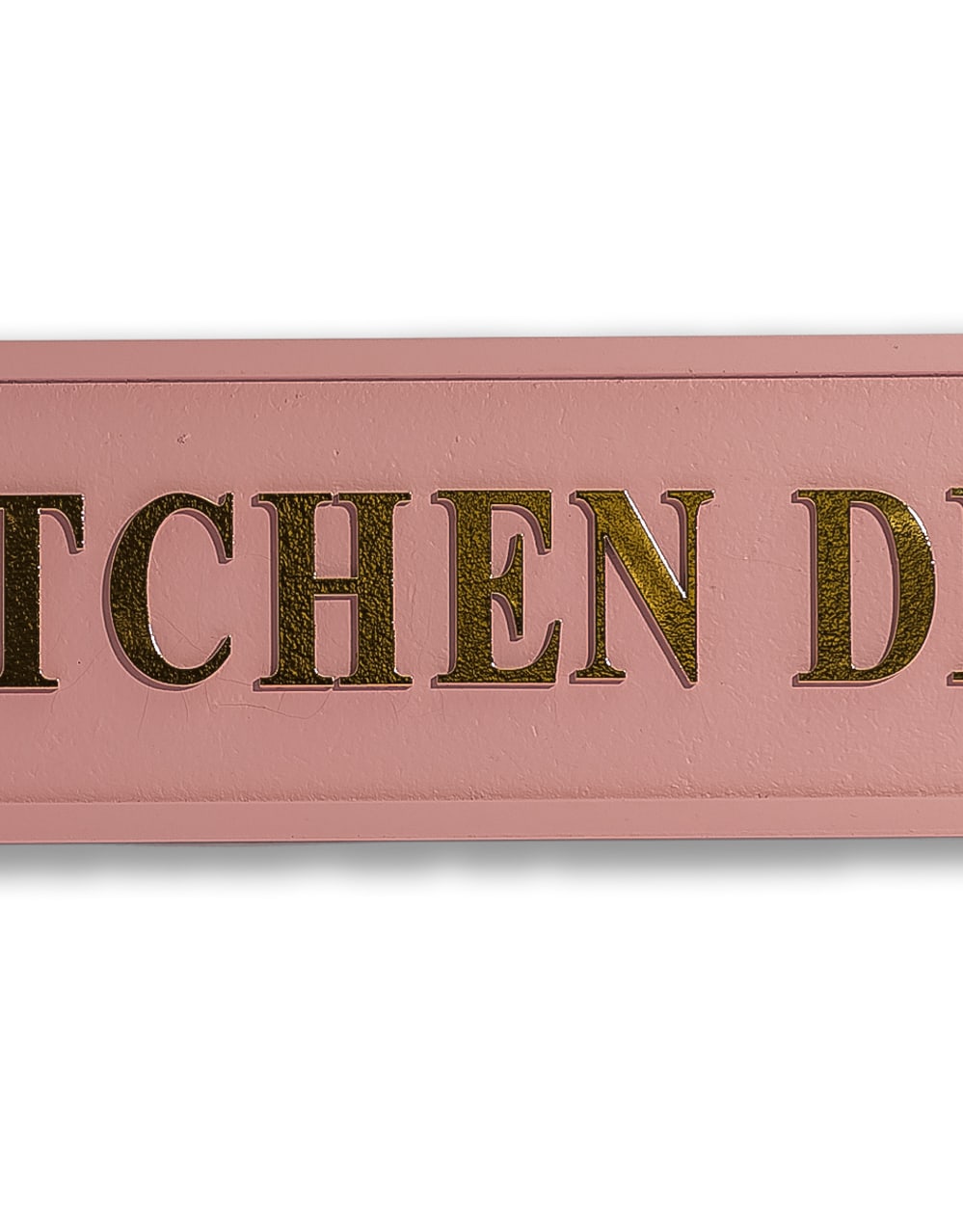 Pink & Gold "Kitchen Disco" Wall Sign