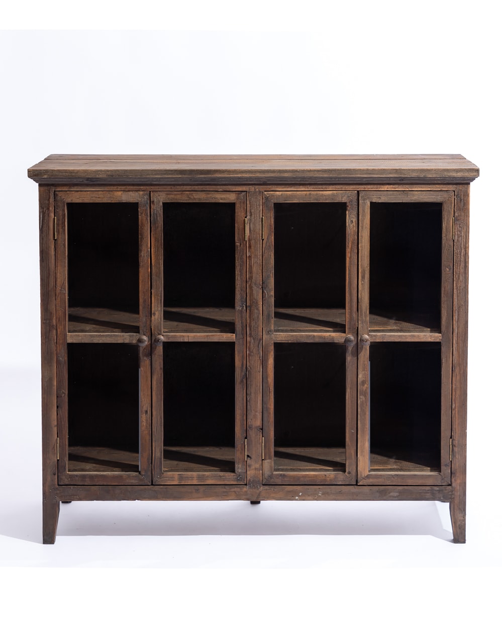 Rustic Wooden "Arundel" Sideboard Cabinet w/ Glass Doors