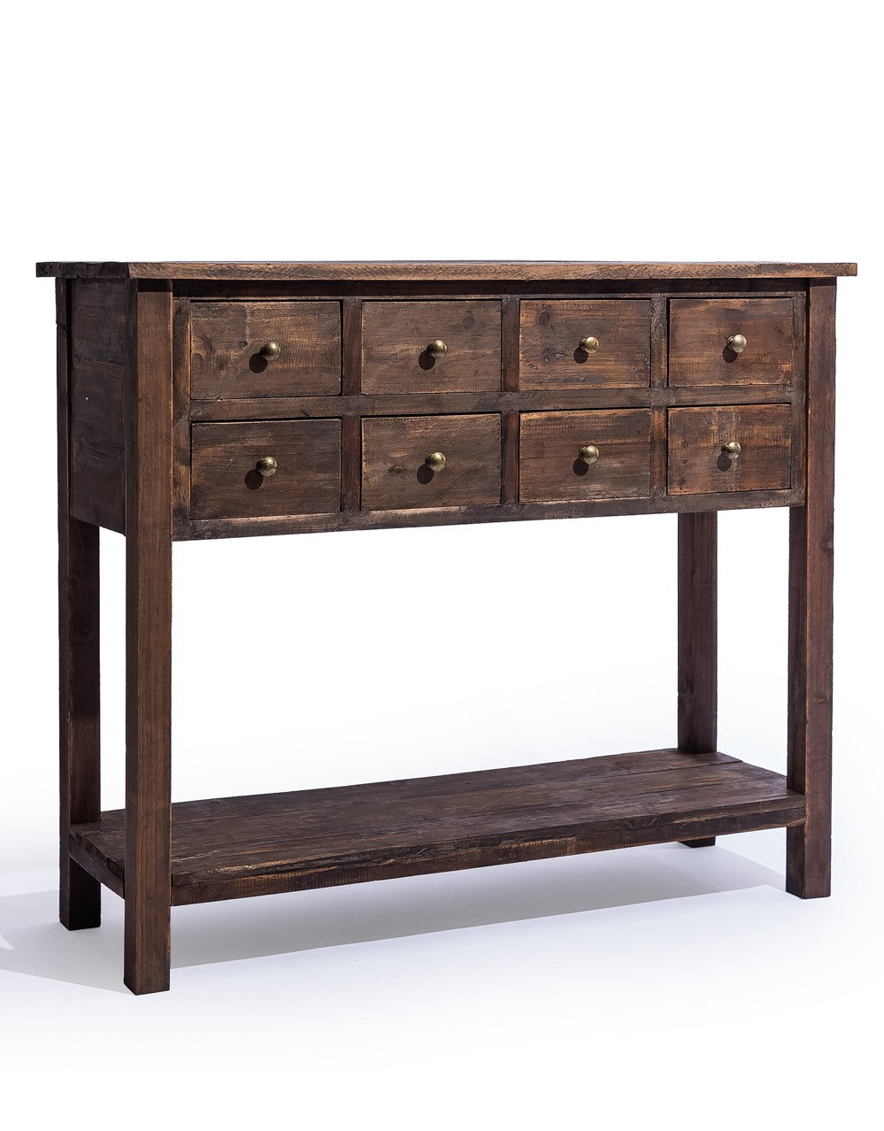 Rustic Wooden "Arundel" Multi-Drawer Console Table