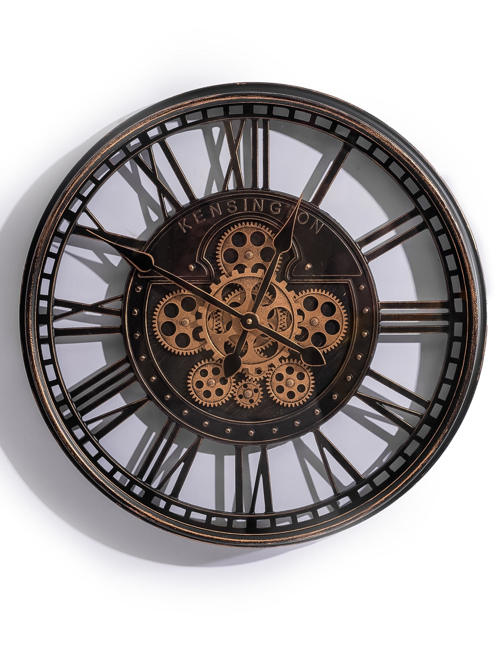 Antique Black Kensington Wall Clock