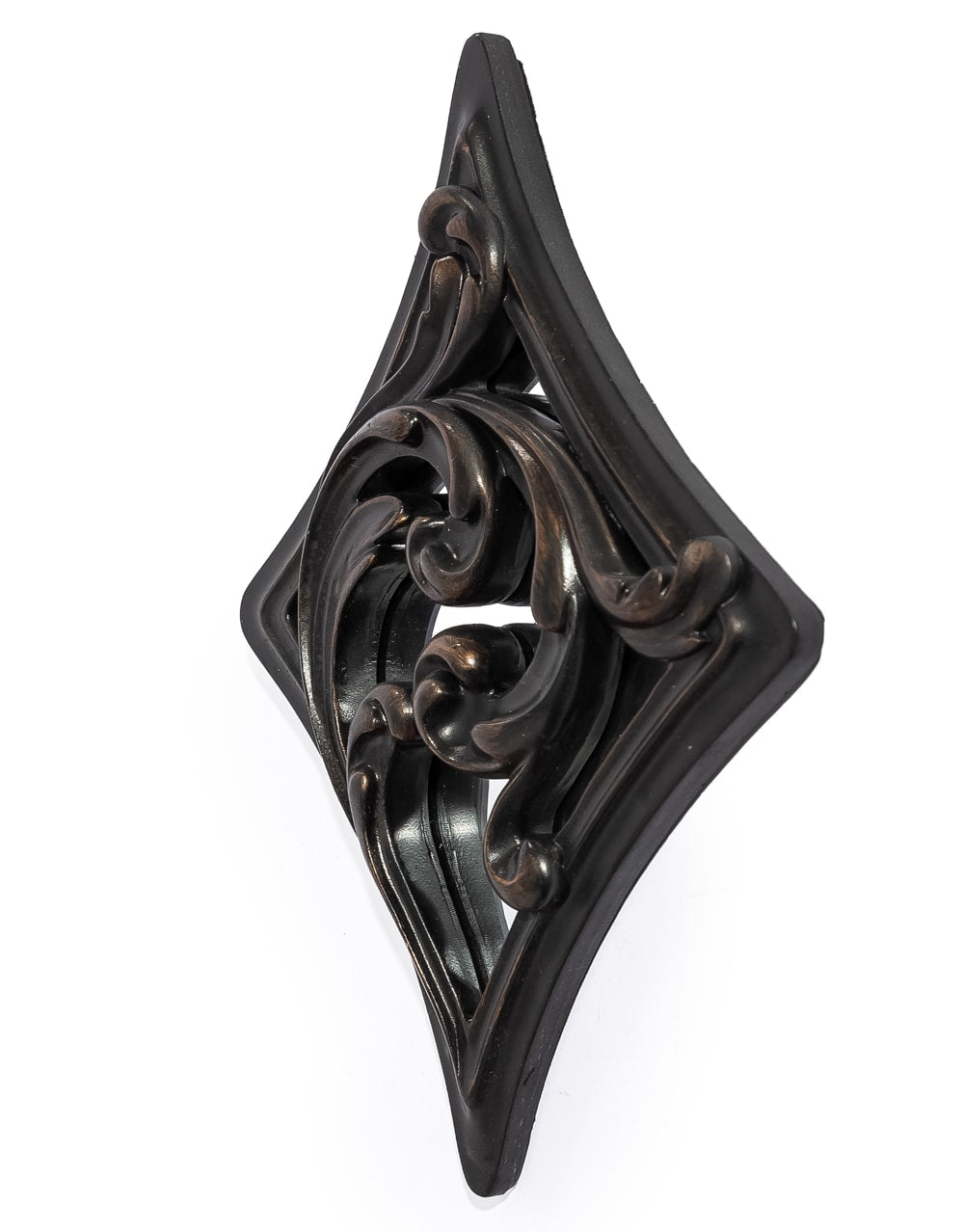 Antique Black "Diamond" Mirrored Wall Ornament