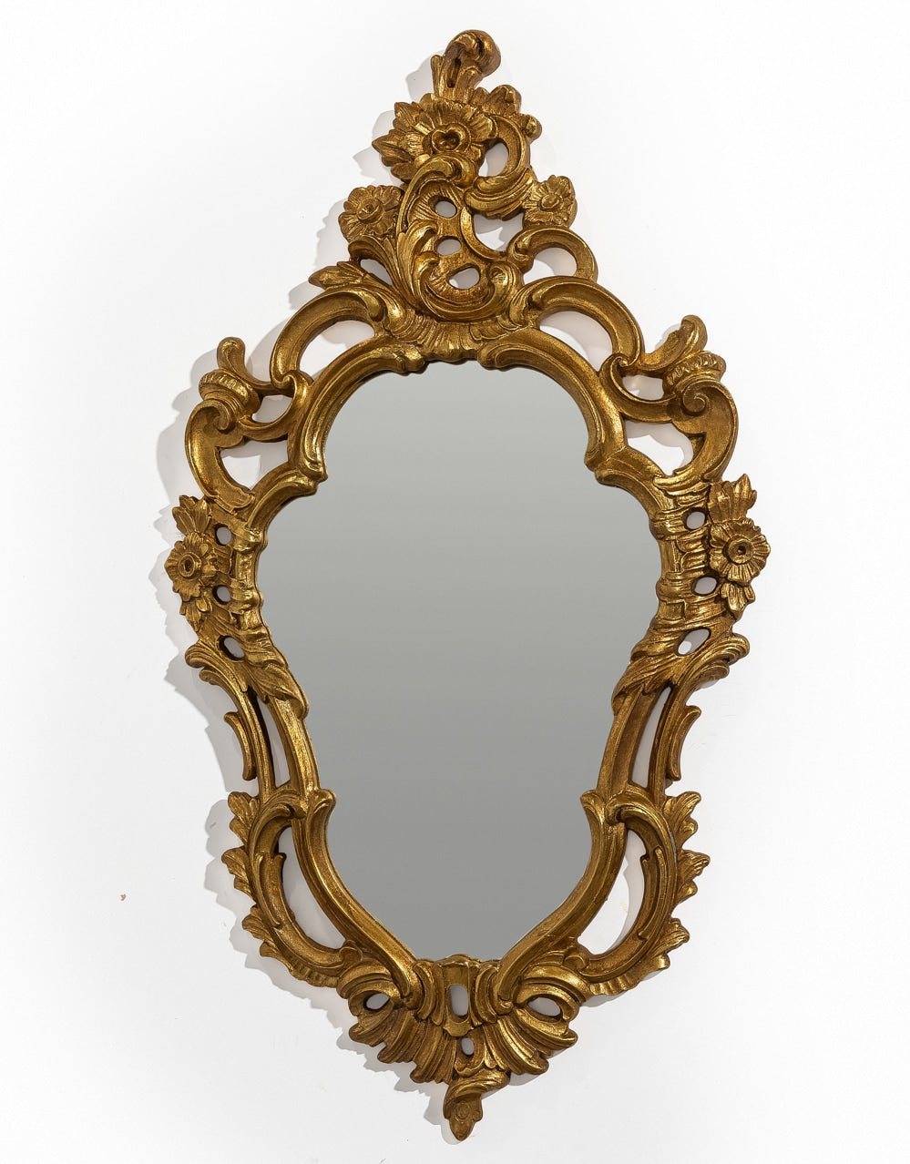 Antique Gold Ornate French Wall Mirror