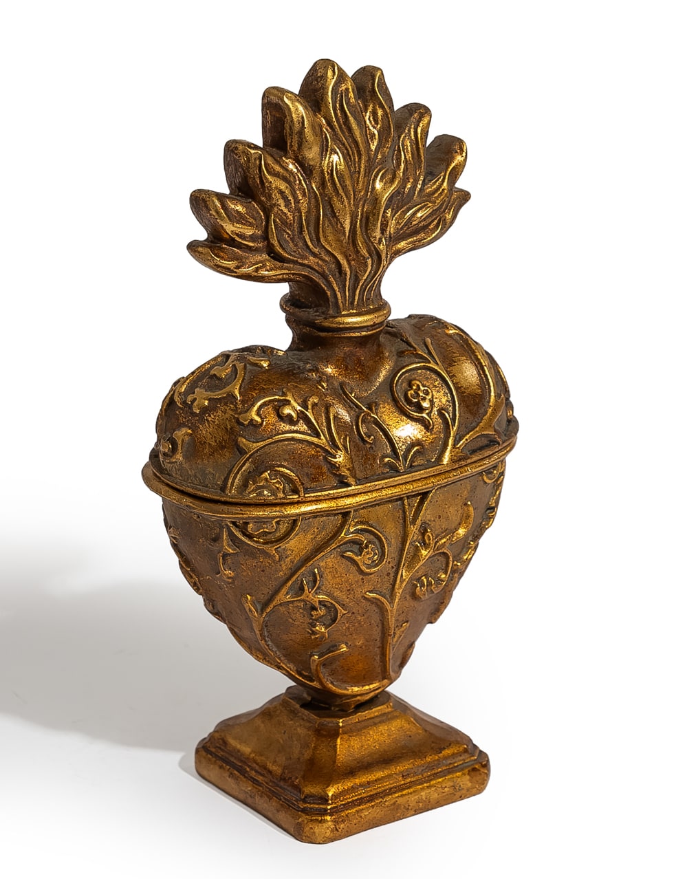 Large Gold Embossed "Sacred Heart" Trinket Box