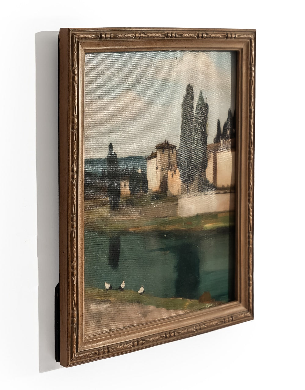 Wood Framed "European Vista" Art Print