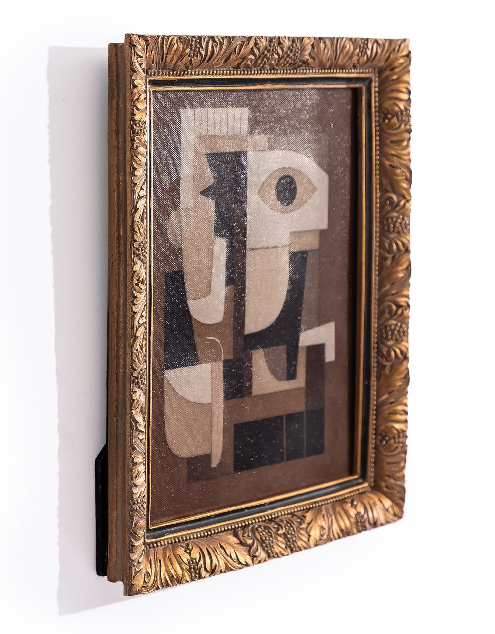 Gold Ornate Framed "Abstract Forms" Art Print
