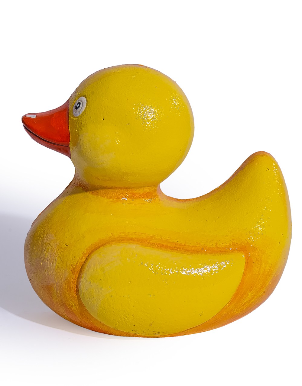 Large Cast Iron Yellow Duck Door Stop