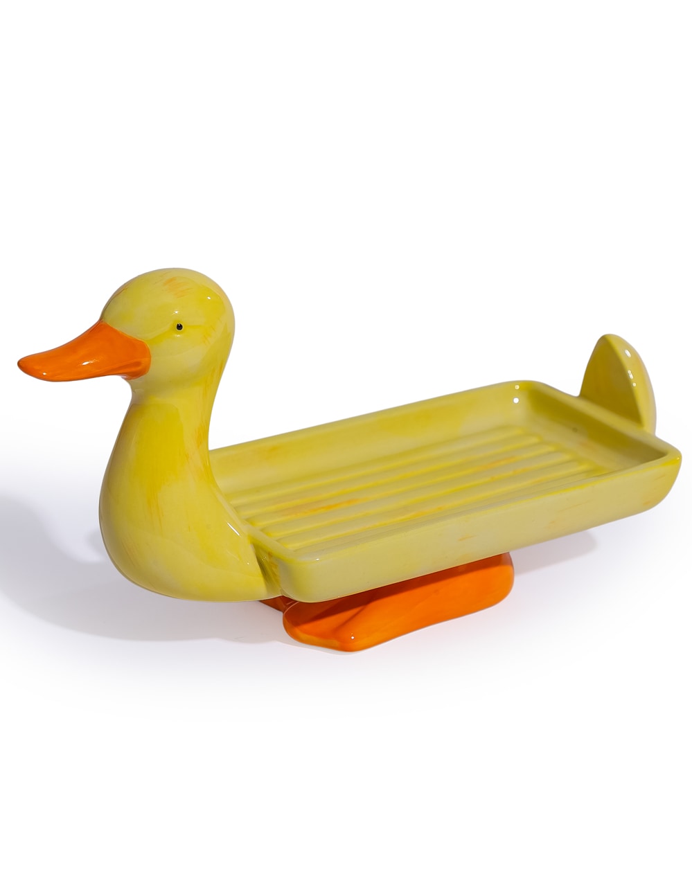 Yellow Duck Ceramic Soap Dish