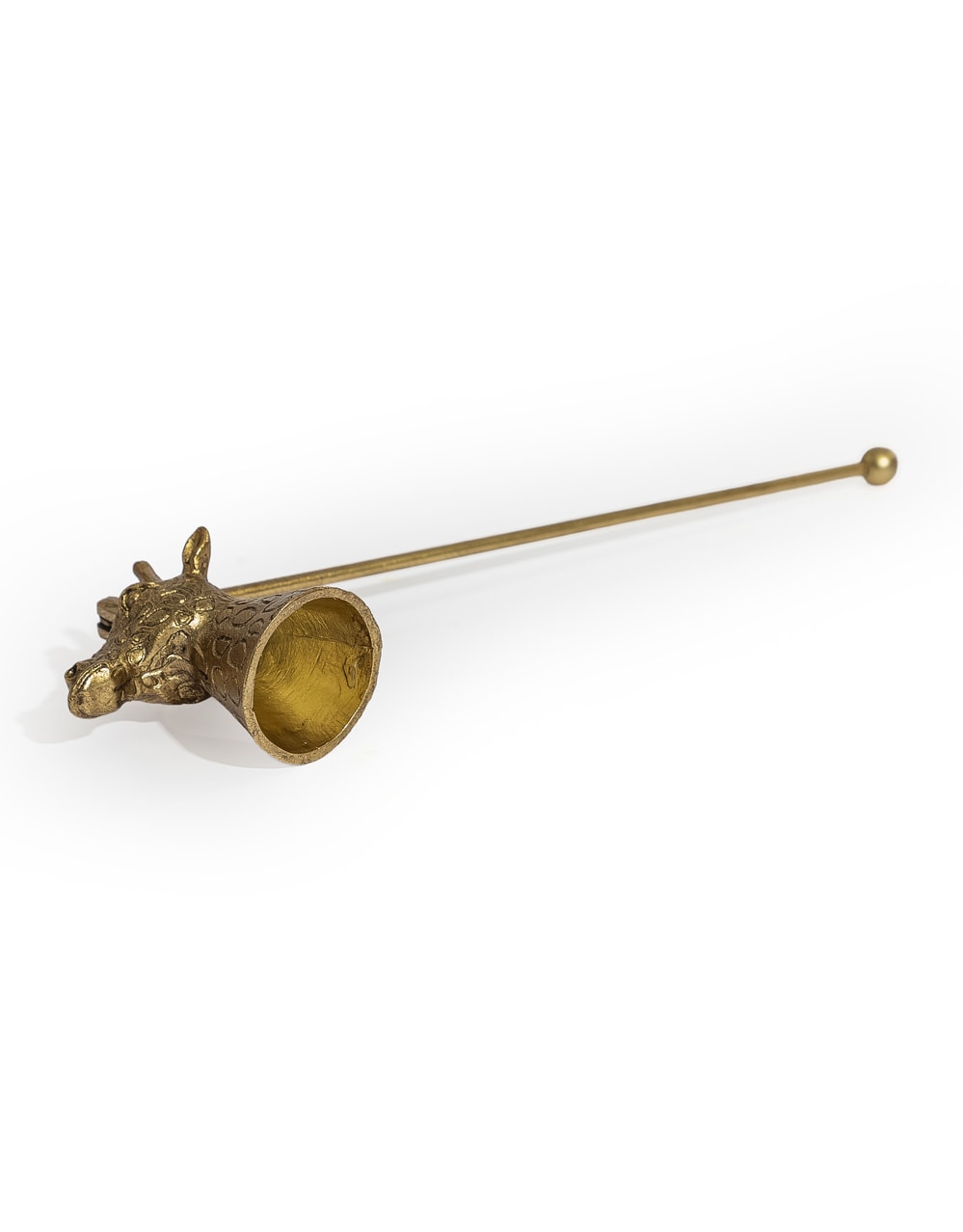 Antique Gold Giraffe Candle Snuffer