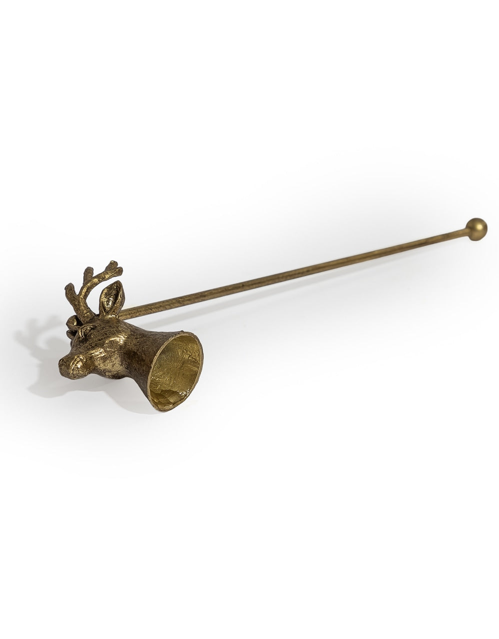 Antique Gold Stag Candle Snuffer