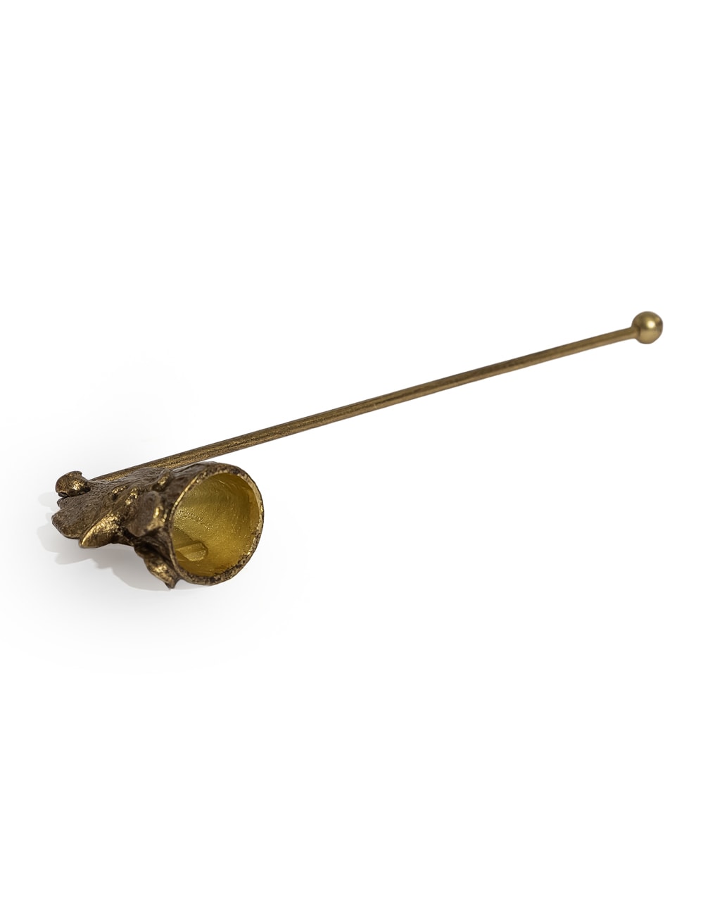 Antique Gold Cockerel Candle Snuffer