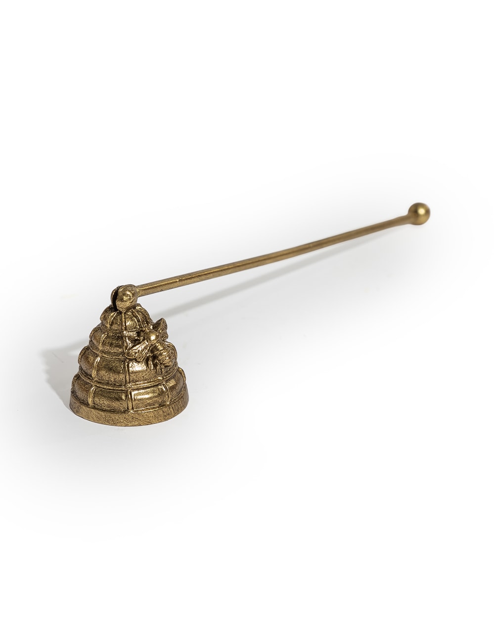 Antique Gold Beehive Candle Snuffer