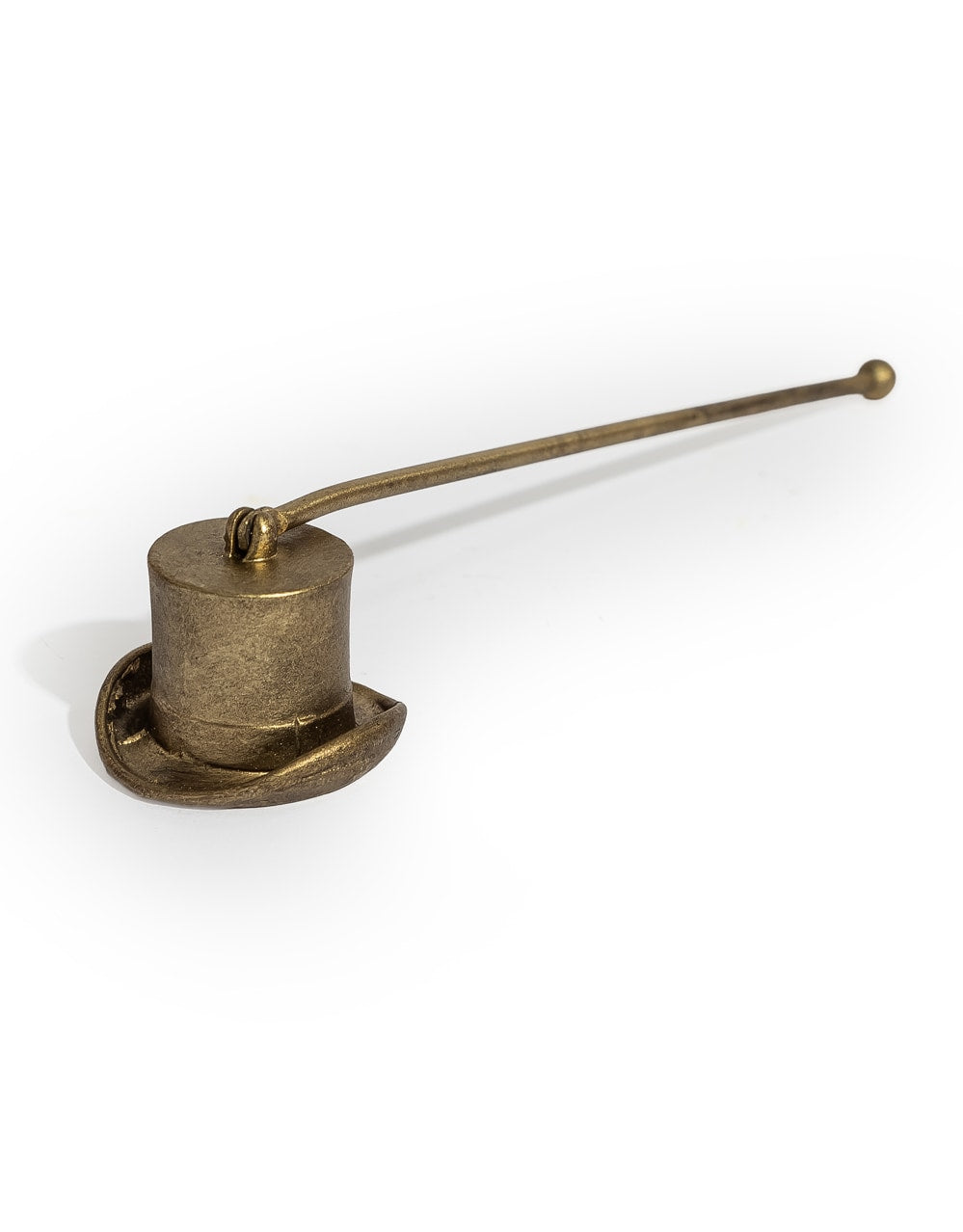 Antique Gold Top Hat Candle Snuffer