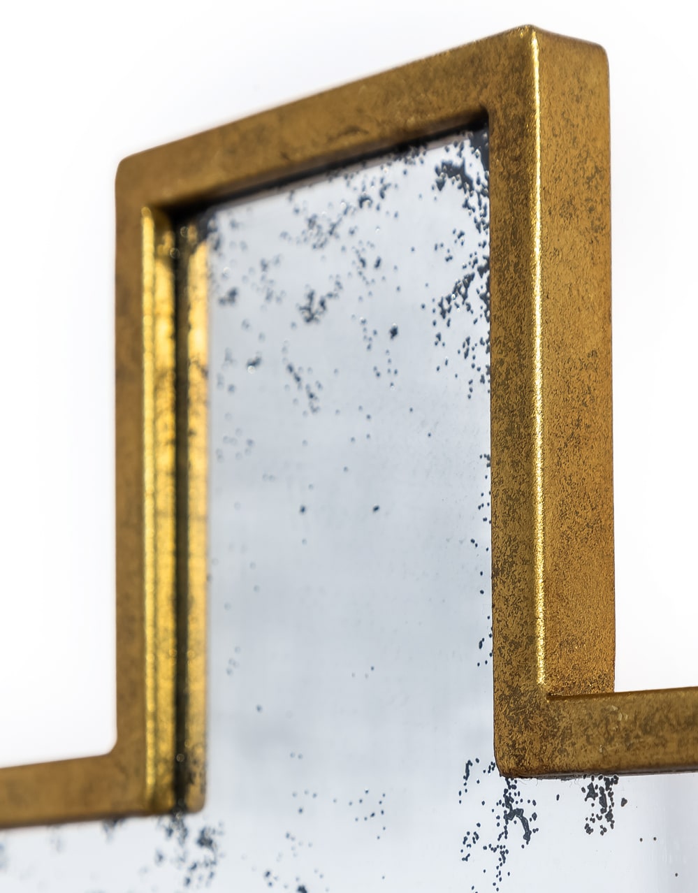 Gold Antiqued "Cross" Wall Mirror