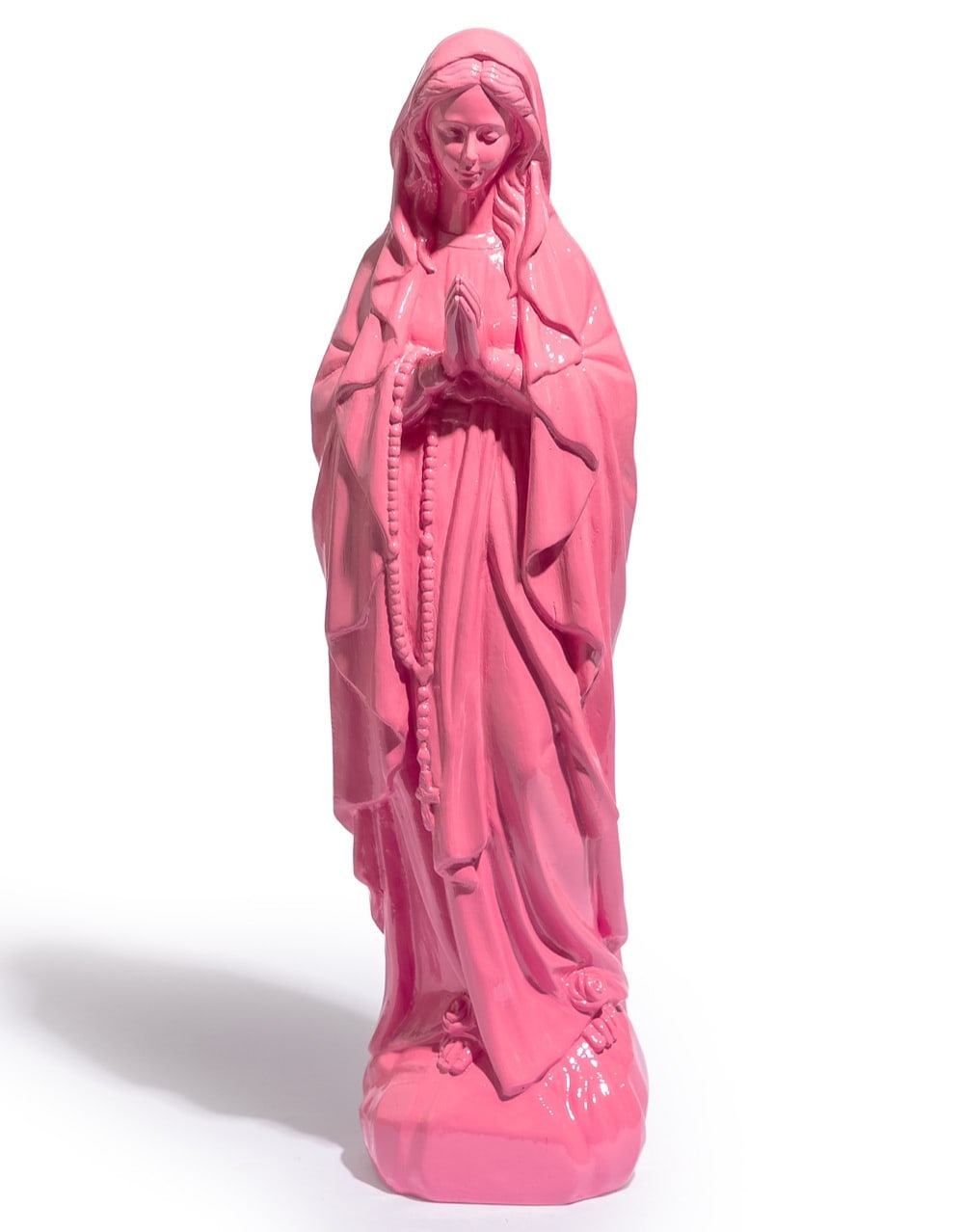 Pink Praying Maria Figure