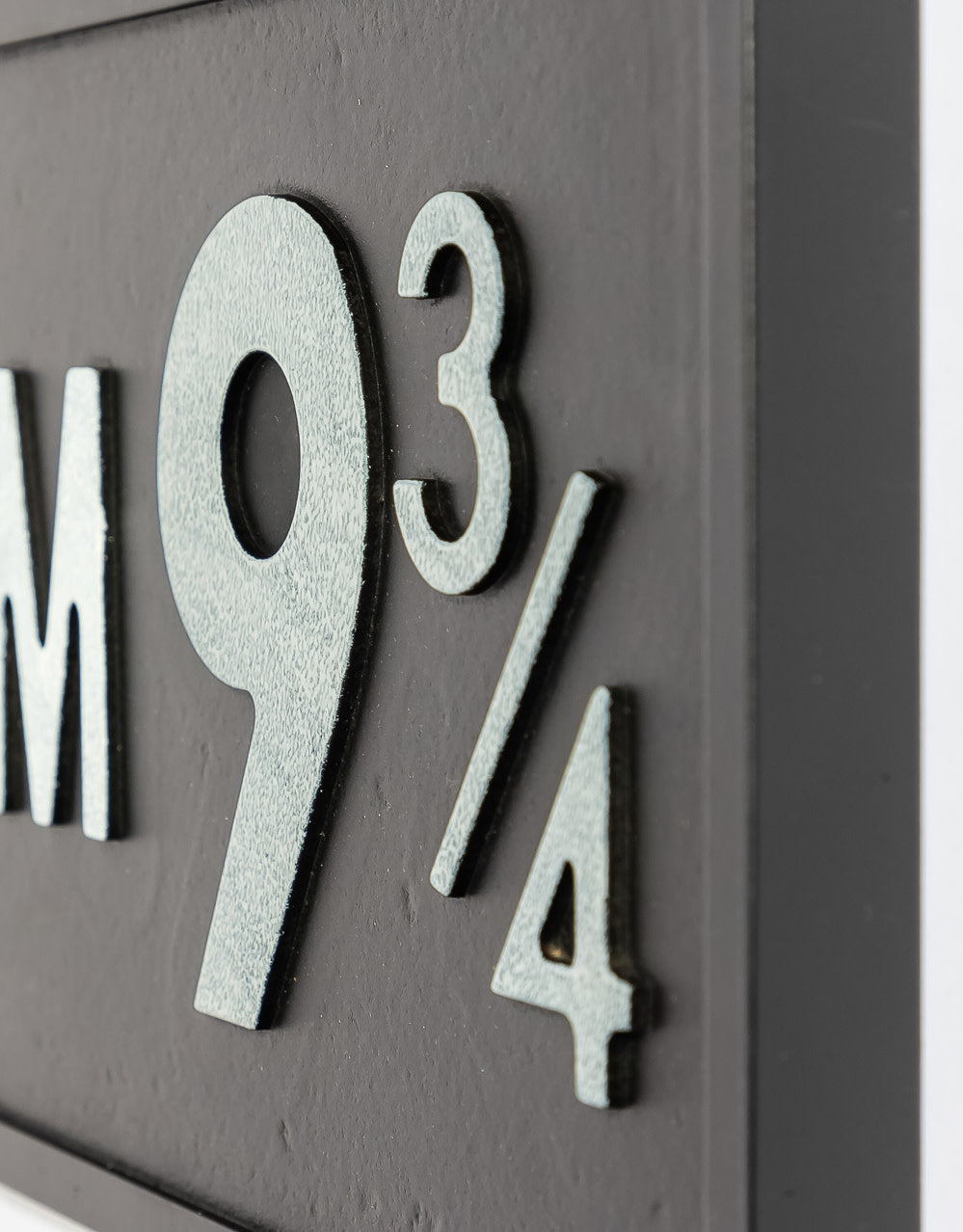 Black & White "Platform 9 & 3/4" Wall Sign