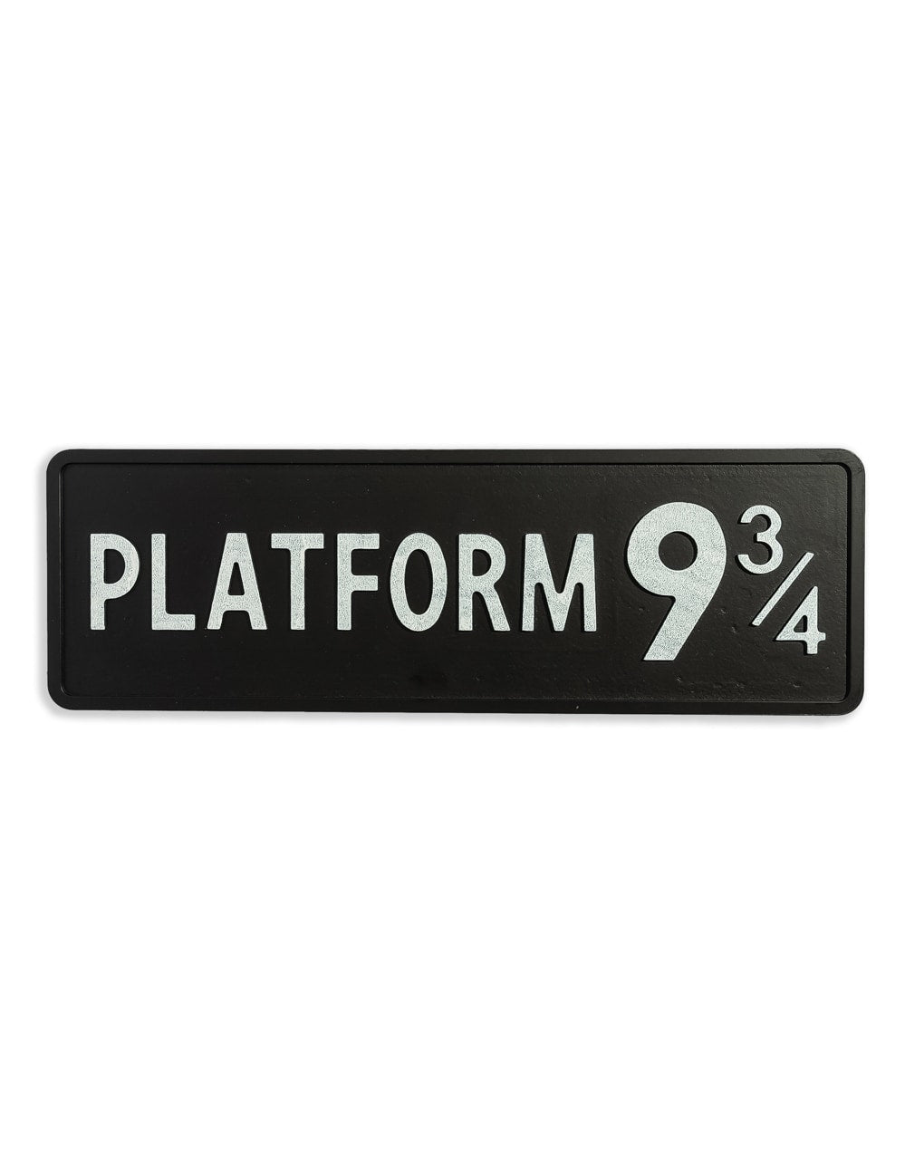 Black & White "Platform 9 & 3/4" Wall Sign