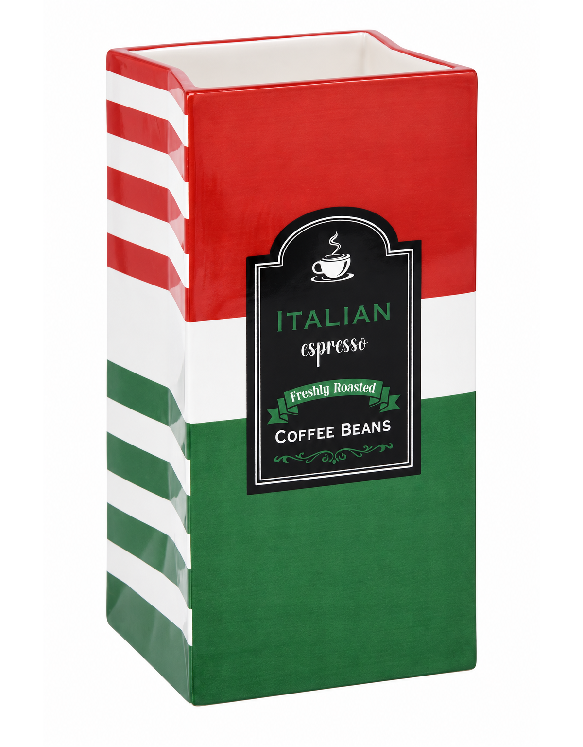 Italian Coffee Bag Ceramic Vase