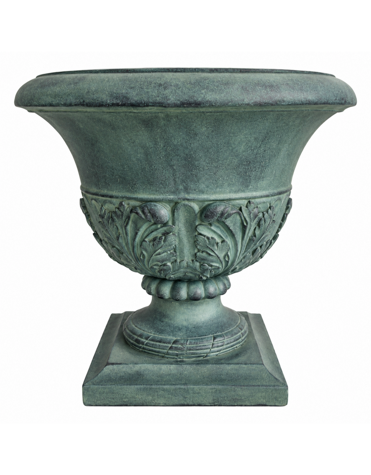Verdigris Classical Urn Garden Planter