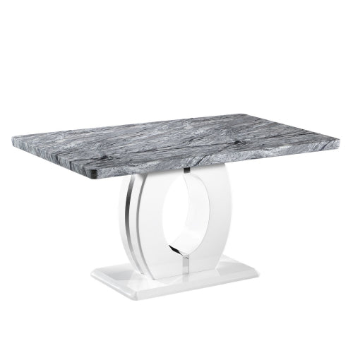 Neptune Marble Effect Dining Table