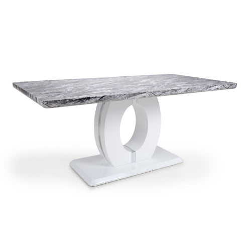 Neptune Marble Effect Dining Table