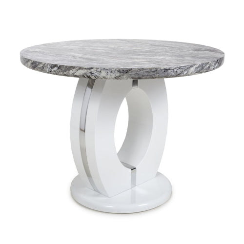 Neptune Marble Effect Round Dining Table