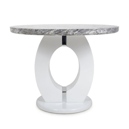 Neptune Marble Effect Round Dining Table