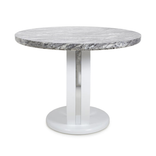 Neptune Marble Effect Round Dining Table