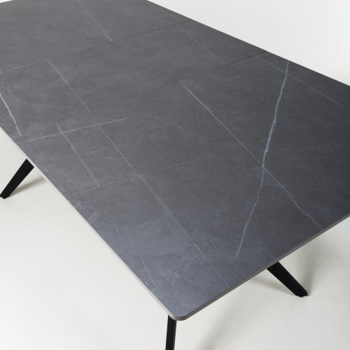 Timor Extending Dining Table with 6 Pandora Dining Chairs