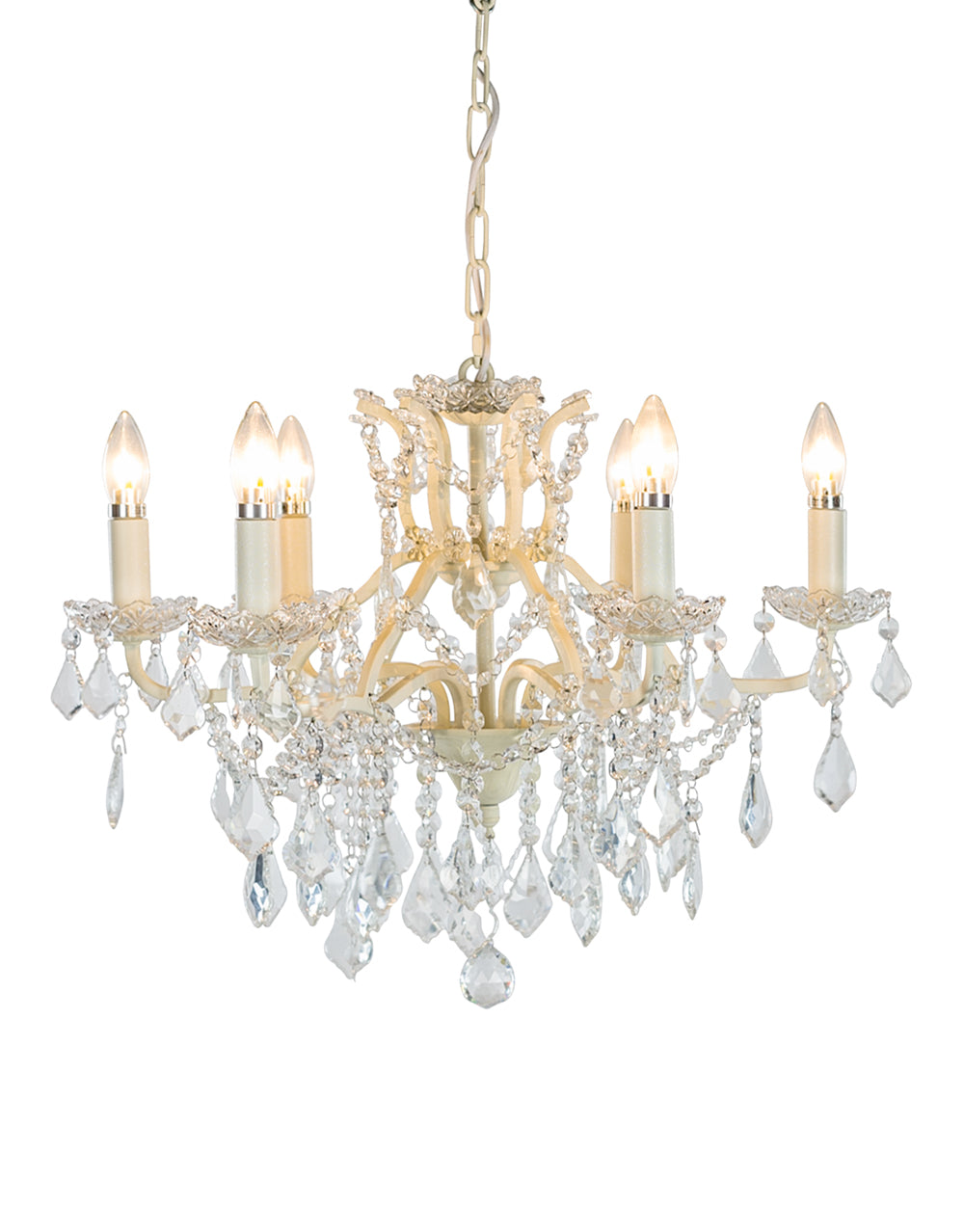 6 Branch Shallow Chandelier