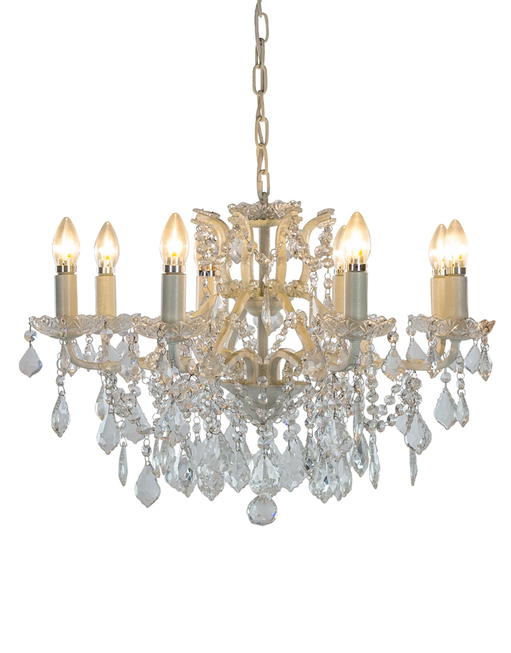8 Branch Shallow Chandelier