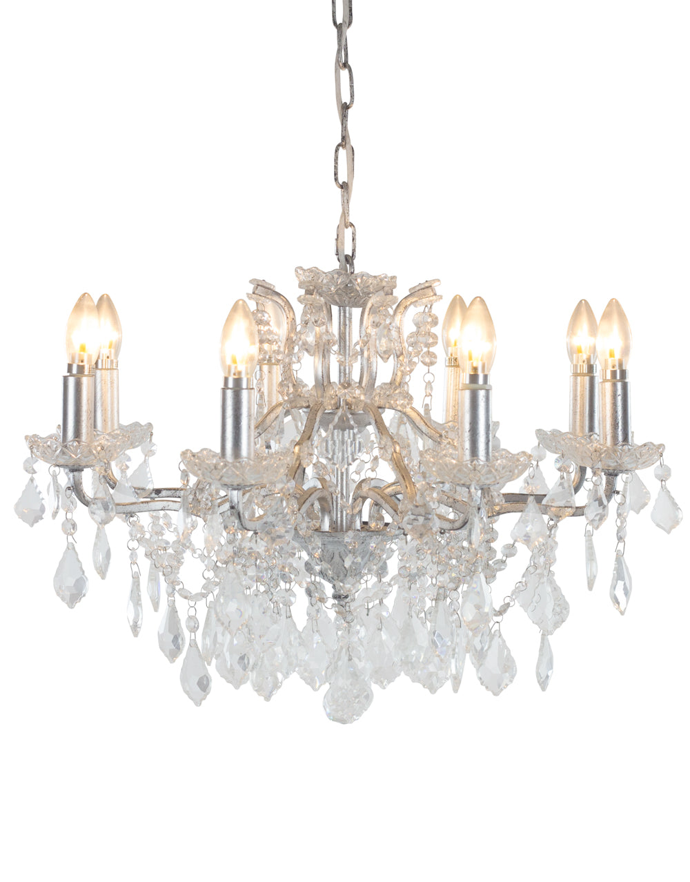 8 Branch Shallow Chandelier