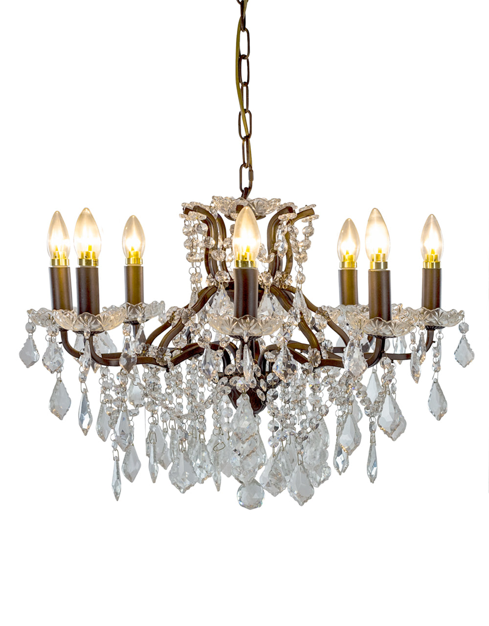 8 Branch Shallow Chandelier