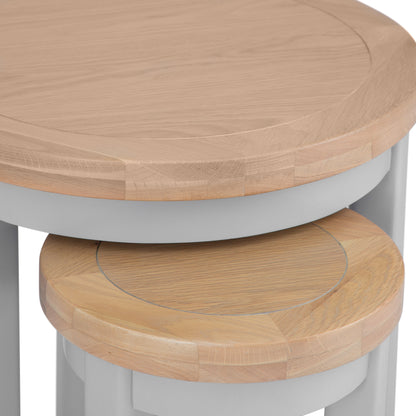 Eaton Round Nest of 2 Tables