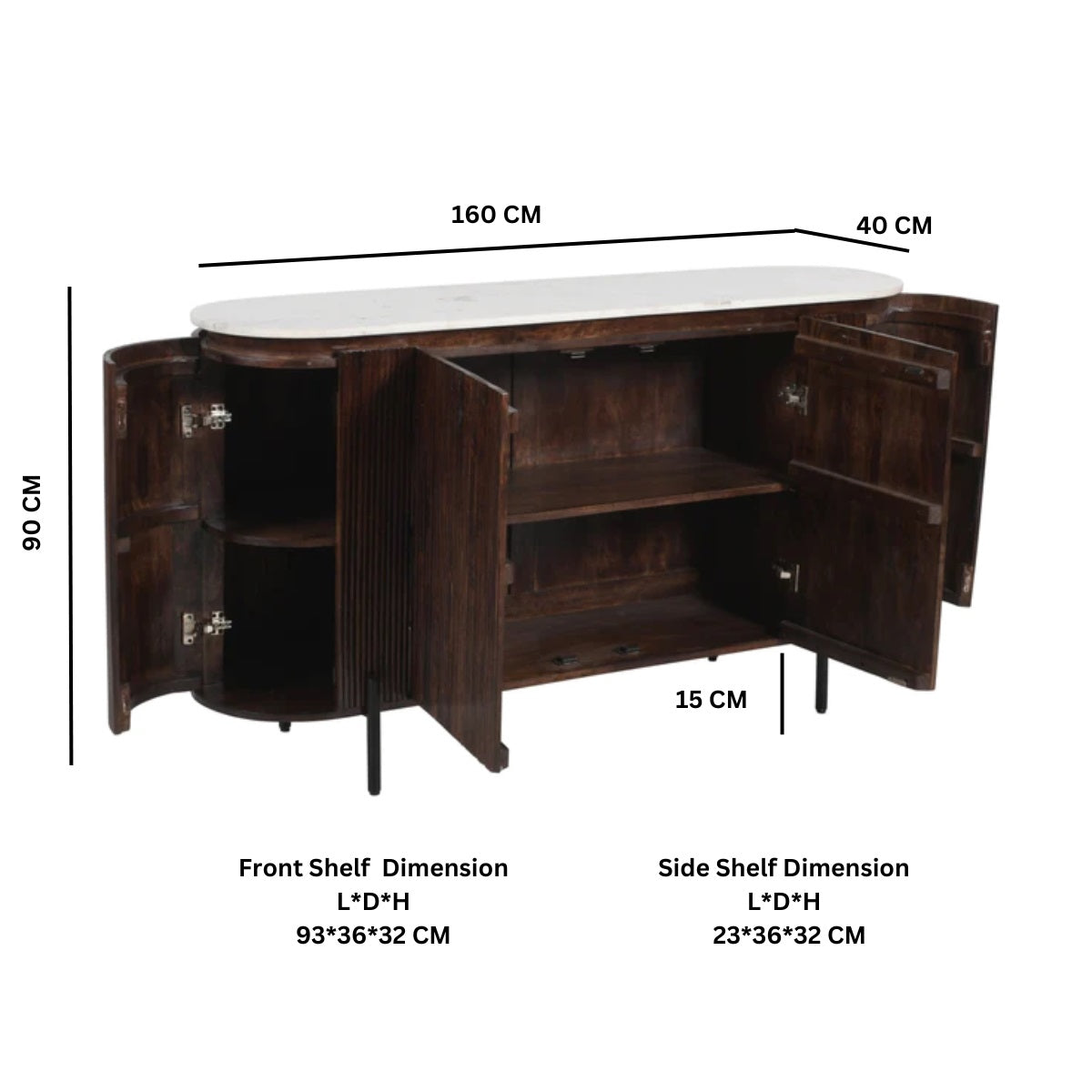 Olympia Large Sideboard