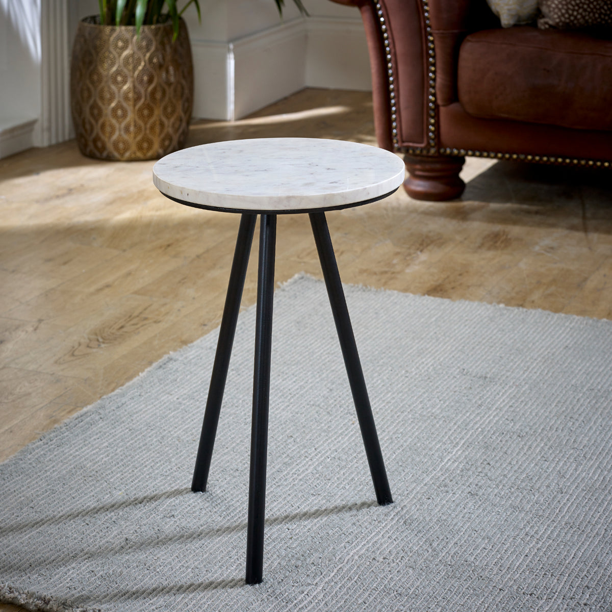 Olympia Marble Lamp Table